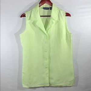 $5 Final price Liz Claiborne linen shirt medium
